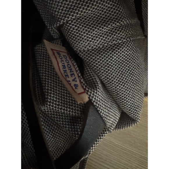 Dooney‎ & Bourke Yellow Mustard Backpack With Brown Leather Handle and Straps